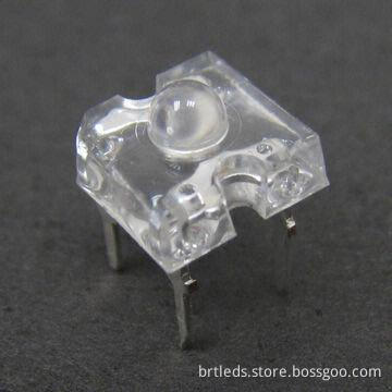 4 x 3mm LED Lamp with Warm White Emitted Color, Water Clear Lens and 30/90° Viewing Angle